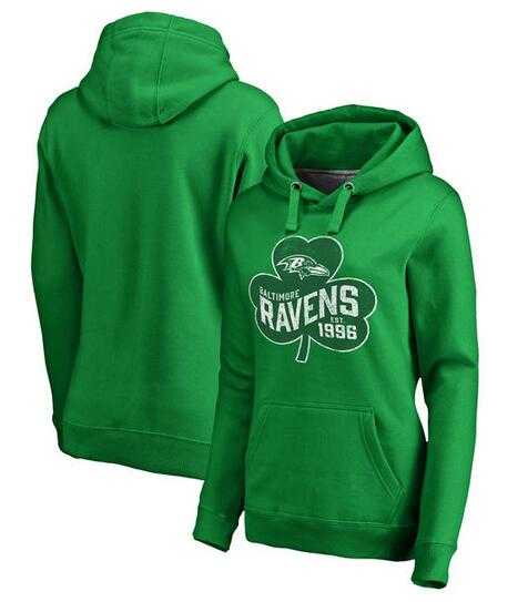 Women Baltimore Ravens Pro Line by Fanatics Branded St. Patrick's Day Paddy's Pride Pullover Hoodie Kelly Green FengYun,We sell and wholesale Women Baltimore Ravens Pro Line by Fanatics Branded St. Patrick's Day Paddy's Pride Pullover Hoodie Kelly Green FengYun on line form chian!